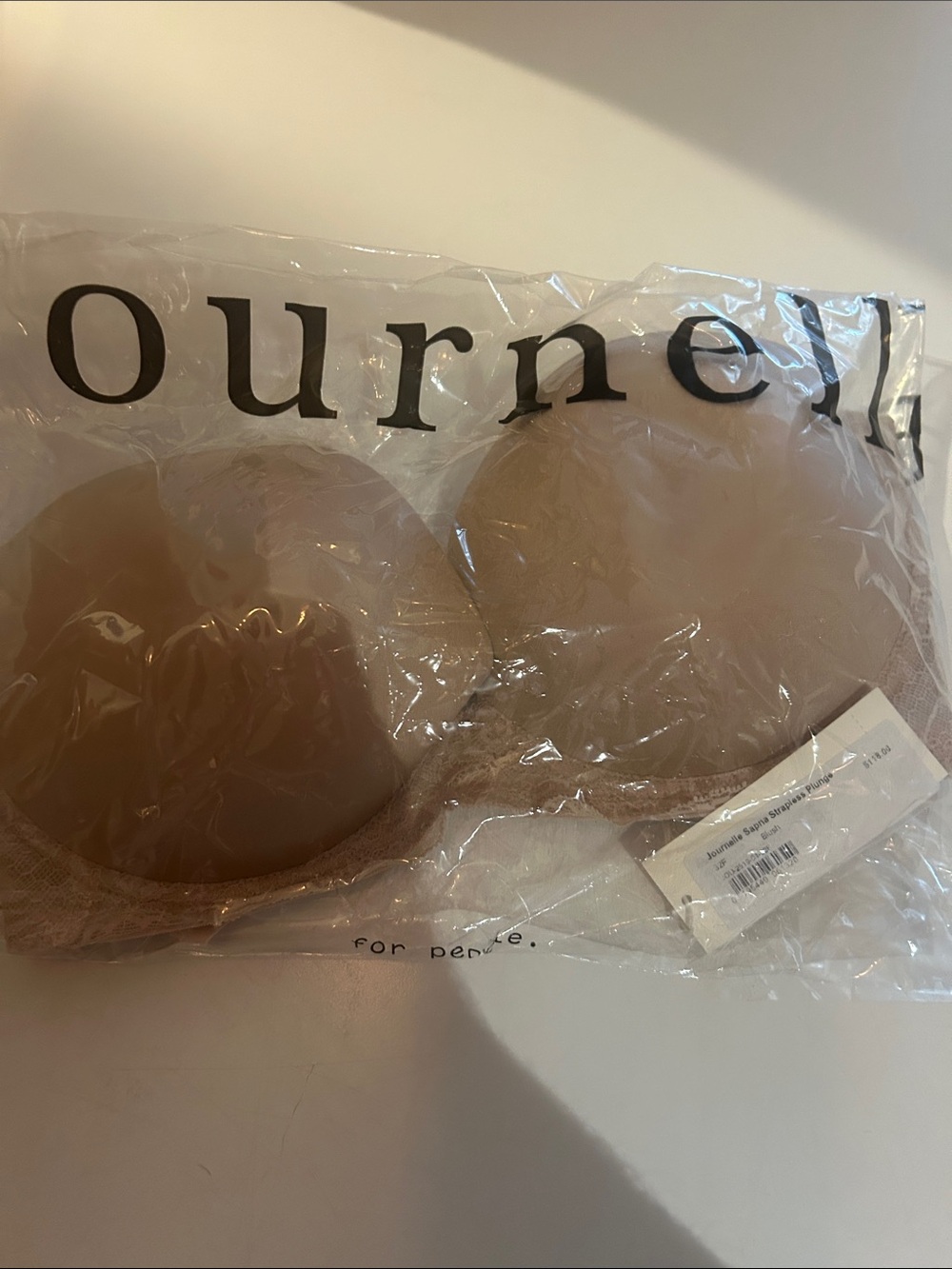 Journey Adhesive Strapless Silicone Bra - Nude